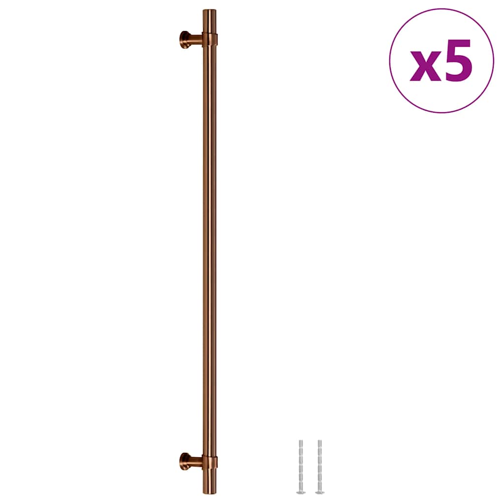 5 db bronz rozsdamentes acél szekrényfogantyú 320 mm