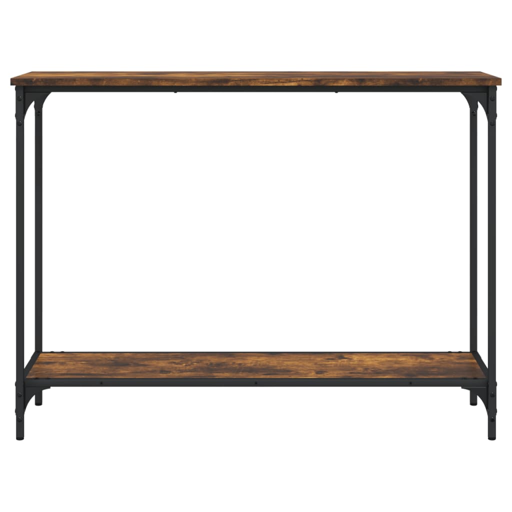 füstös tölgy színű szerelt fa tálalóasztal 101x30,5x75 cm