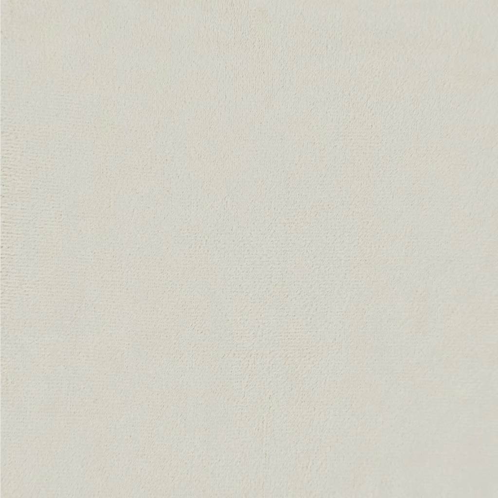 krémszínű bársonypad háttámlával 119,5 x 64,5 x 75 cm