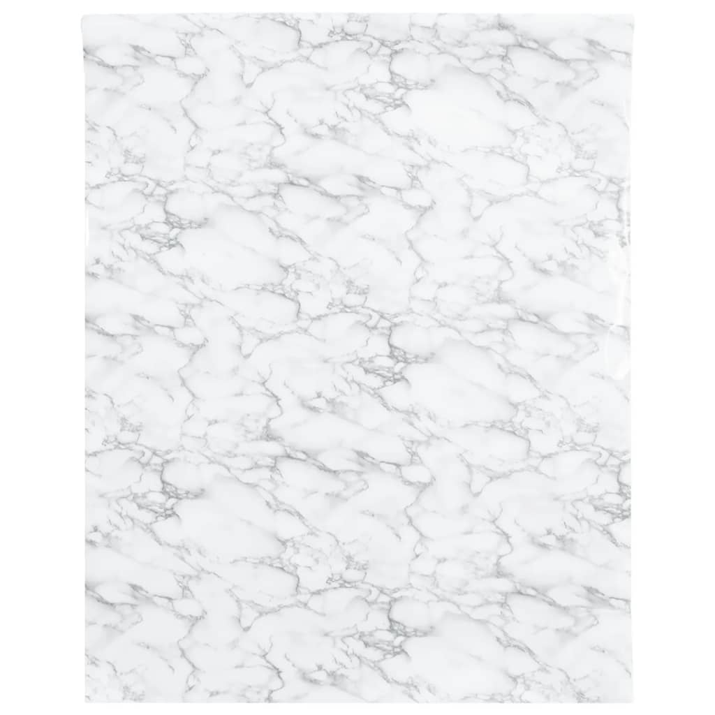 öntapadós márványfehér PVC bútormatricák 90 x 500 cm