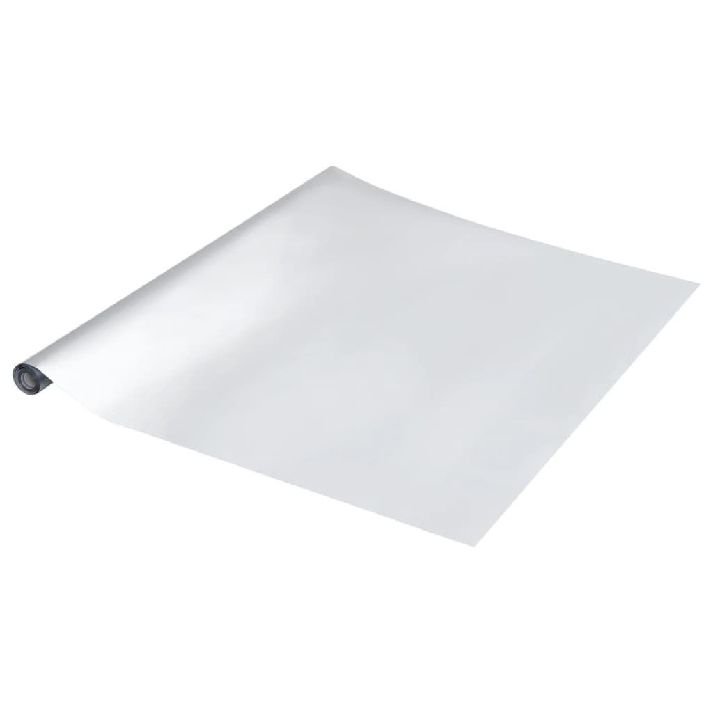 öntapadós ezüstszínű PET bútormatricák 90 x 500 cm