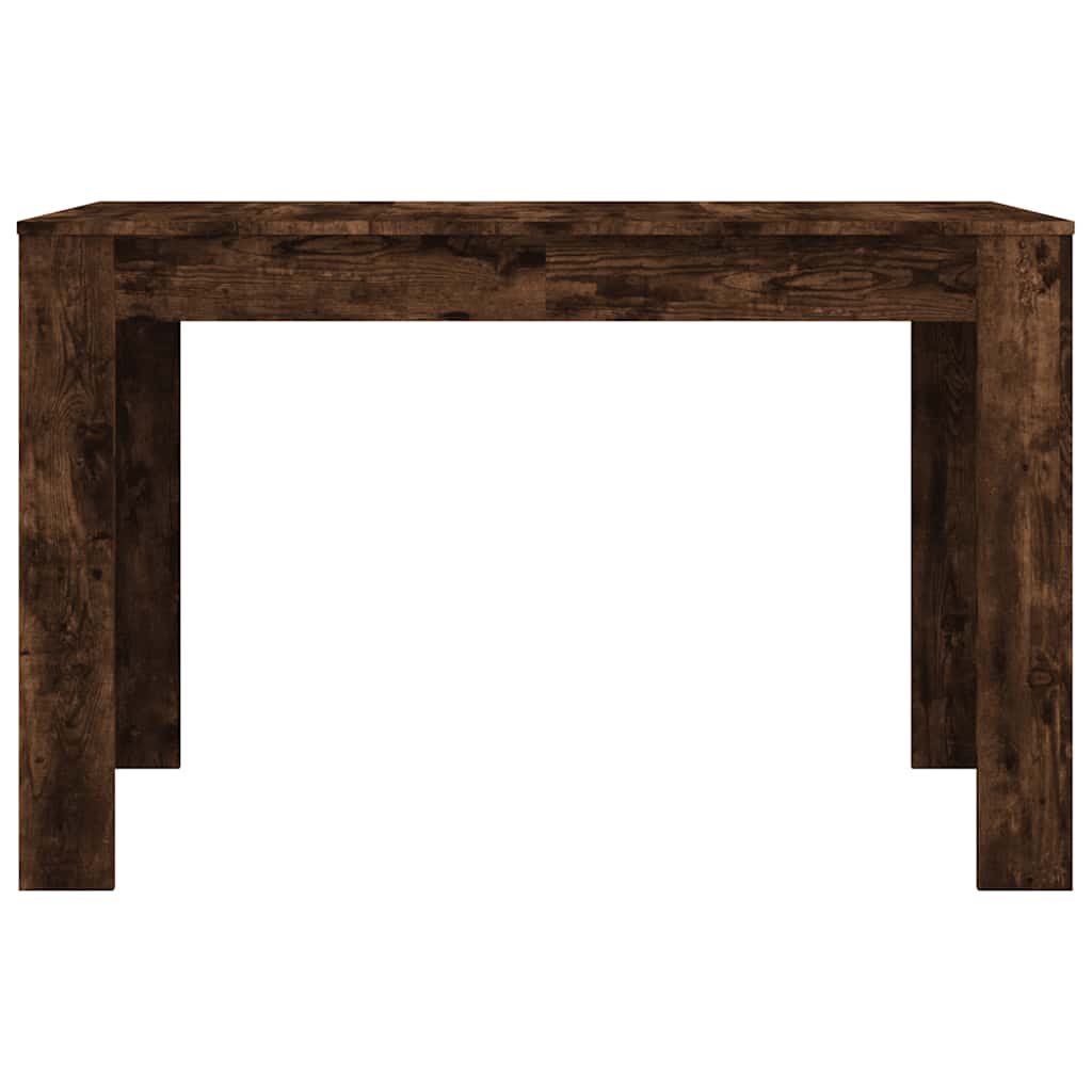 füstös tölgy színű szerelt fa étkezőasztal 120 x 60 x 76 cm