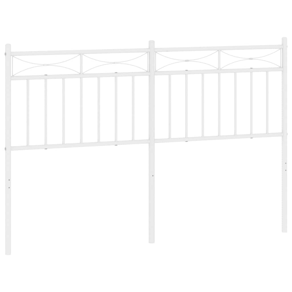 fehér fém csere fejtámla 135 cm
