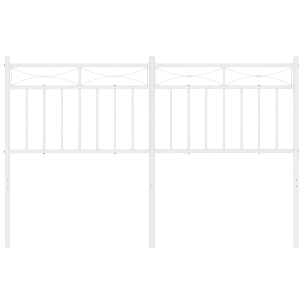 fehér fém csere fejtámla 135 cm