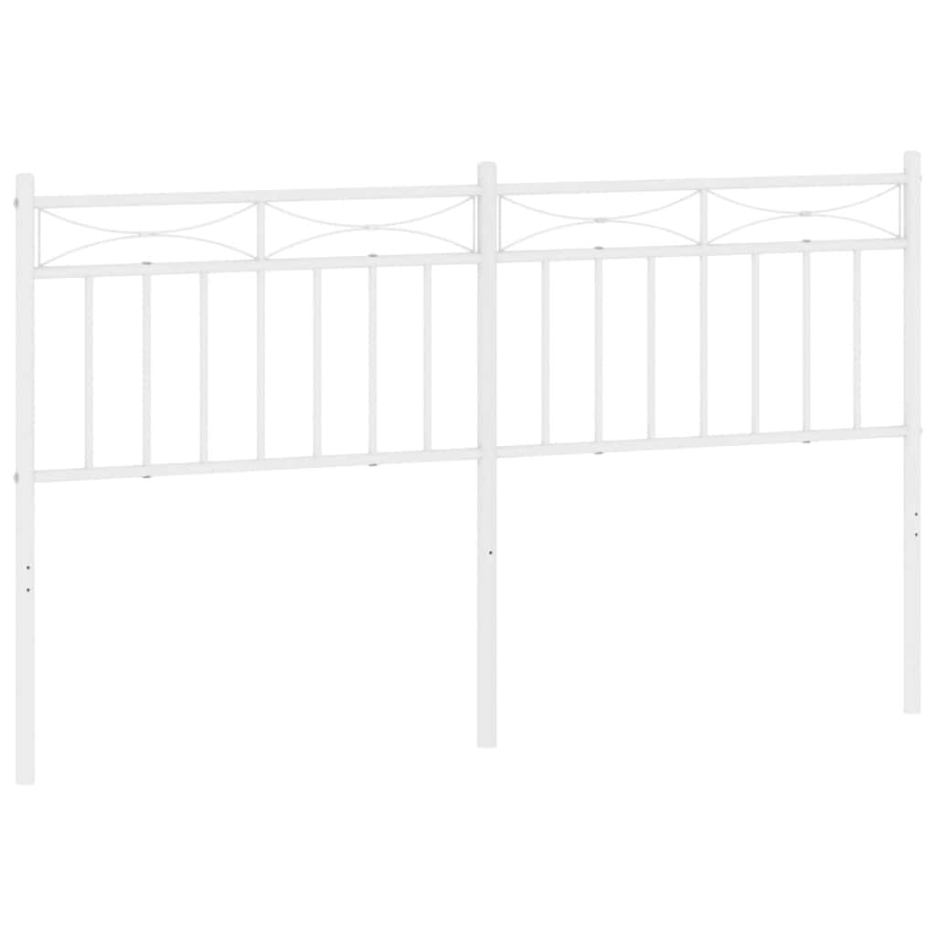 fehér fém csere fejtámla 150 cm