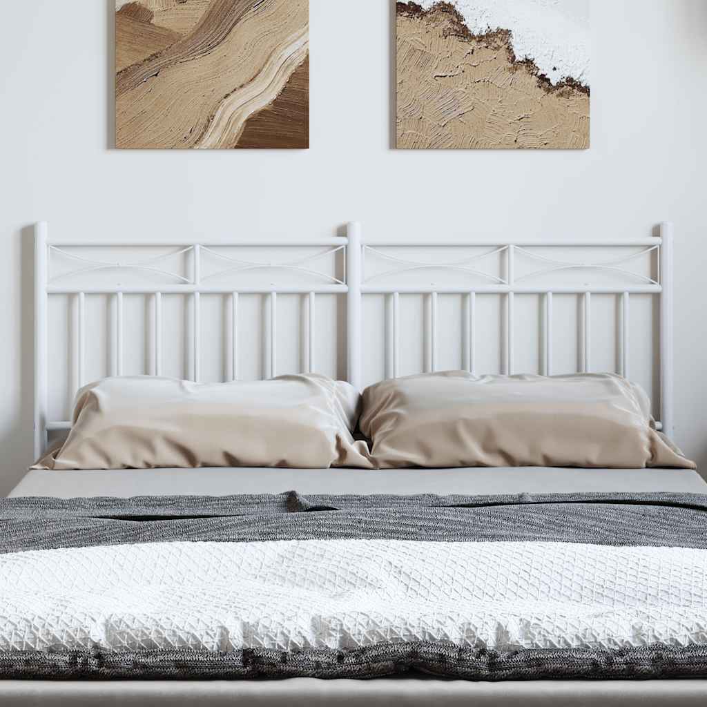 fehér fém csere fejtámla 150 cm