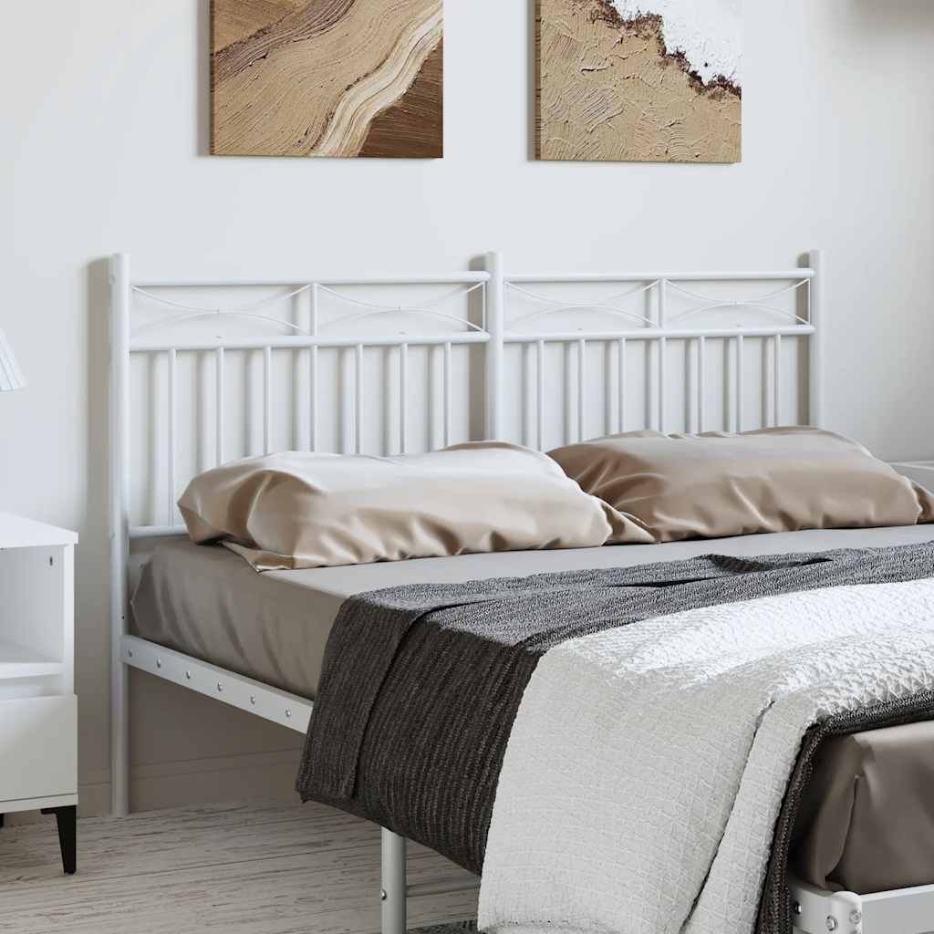 fehér fém csere fejtámla 150 cm