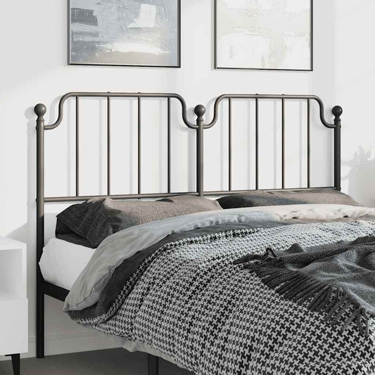 fekete fém csere fejtámla 150 cm