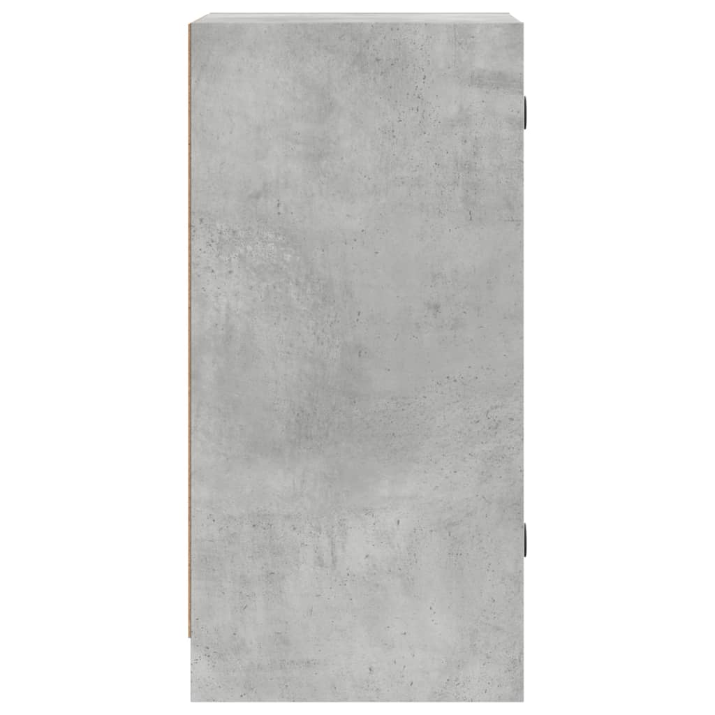 betonszürke kisszekrény üvegajtókkal 35 x 37 x 75,5 cm