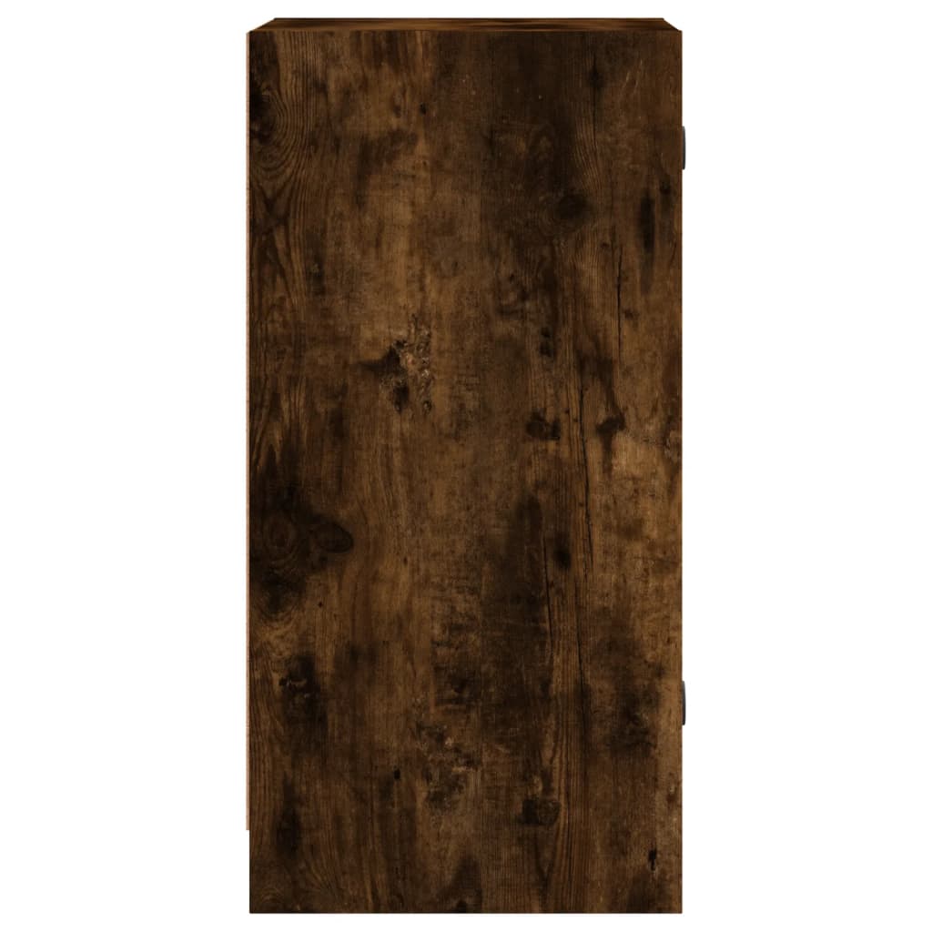 füstös tölgy színű kisszekrény üvegajtókkal 35 x 37 x 75,5 cm
