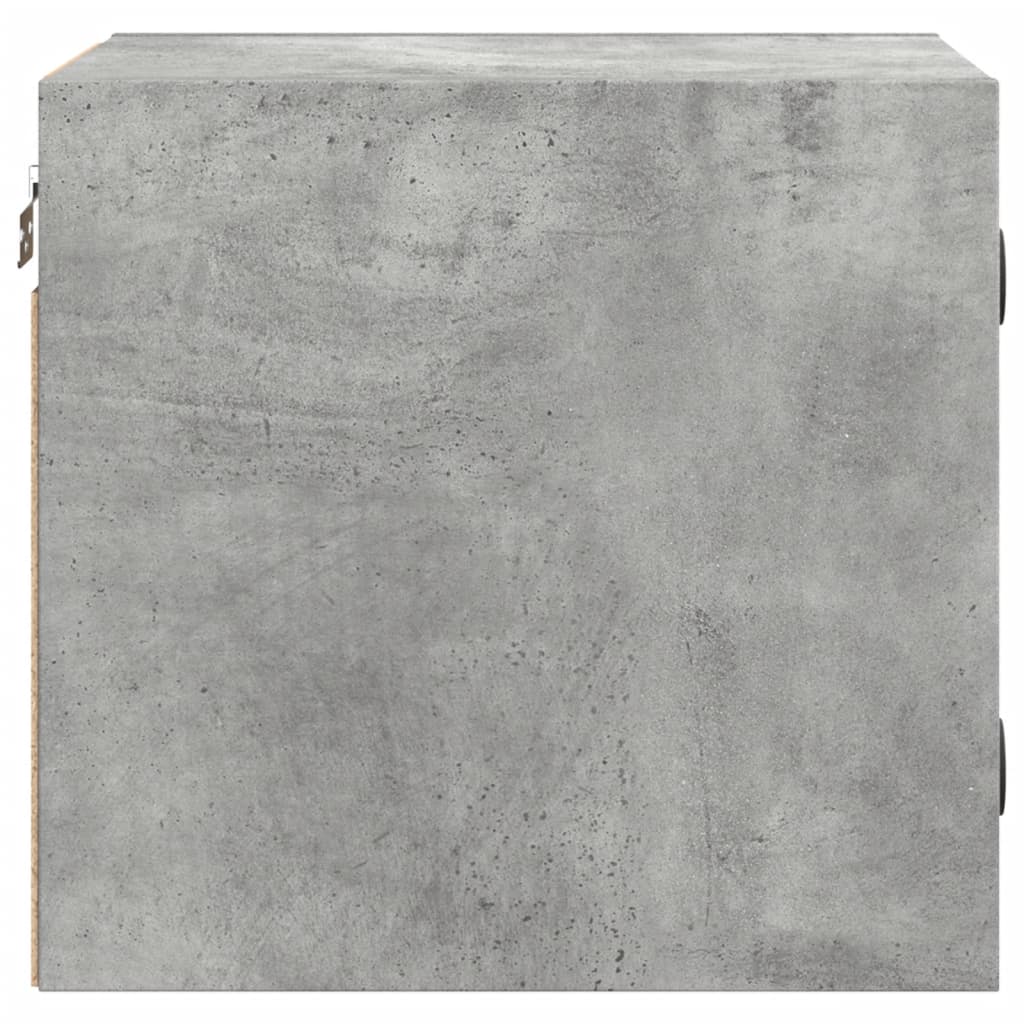 2 db betonszürke éjjeliszekrény üvegajtóval 35 x 37 x 35 cm