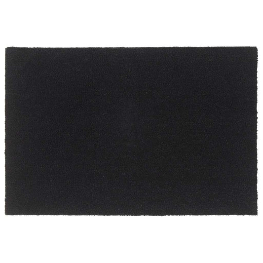 ajtószőnyeg Fekete 60x90 cm Tuftolt kókuszrostos szőnyeg
