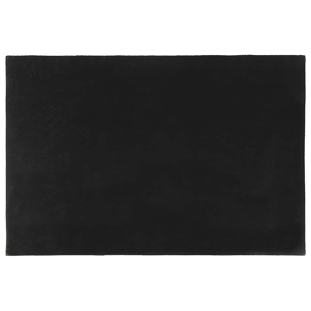ajtószőnyeg Fekete 60x90 cm Tuftolt kókuszrostos szőnyeg