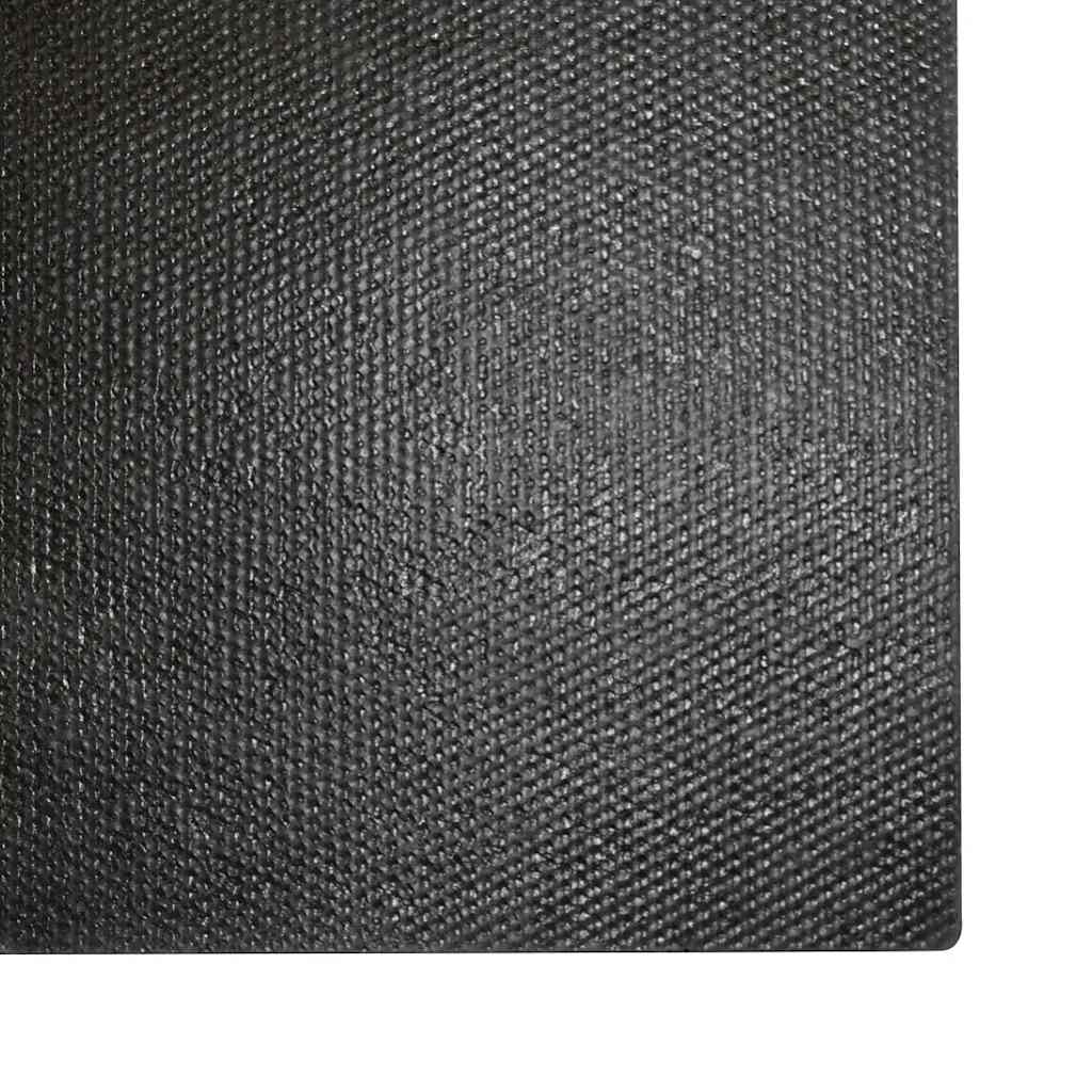 fekete rojtos kókuszrost lábtörlő 80 x 100 cm