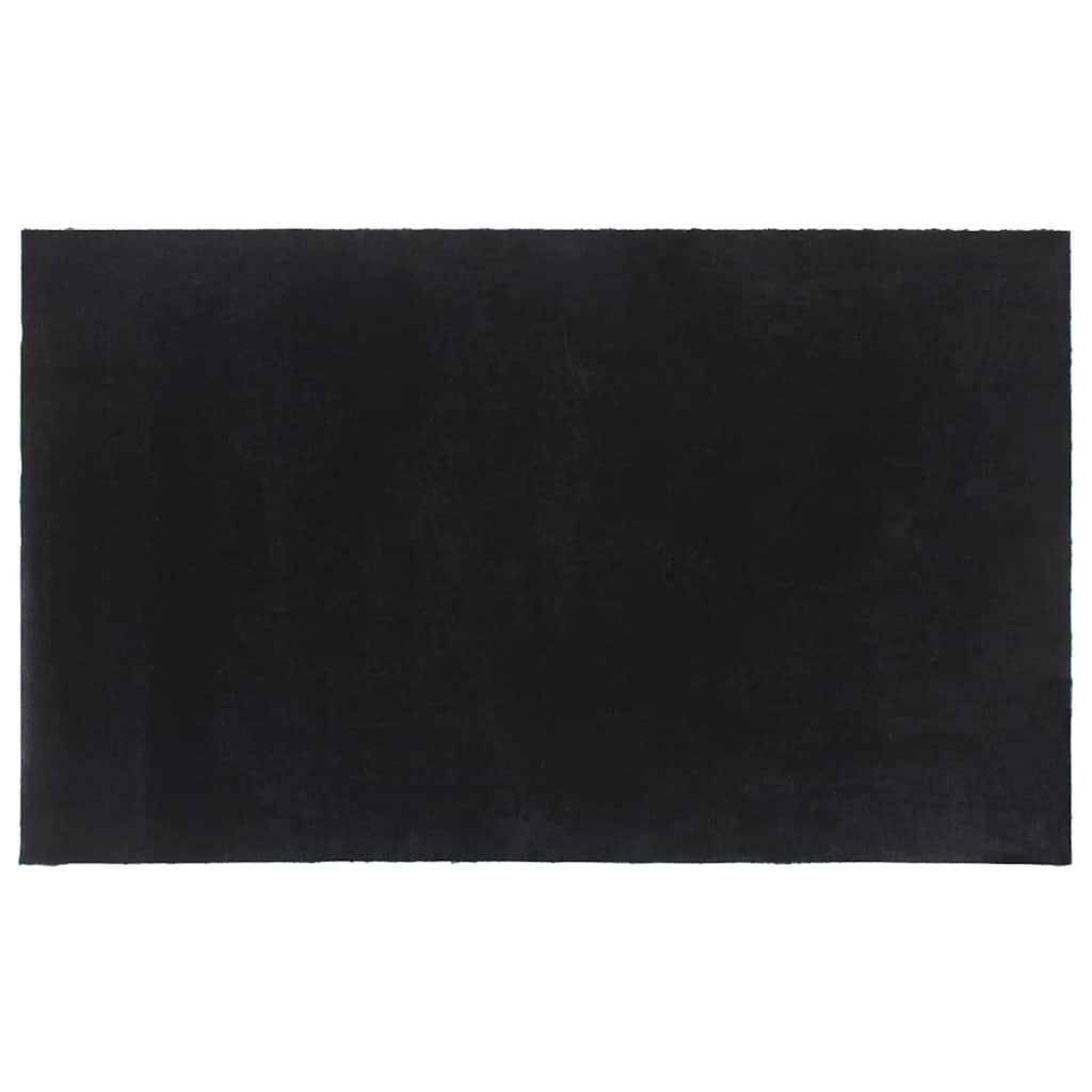 ajtószőnyeg Fekete 90x150 cm Tuftolt kókuszrostos szőnyeg