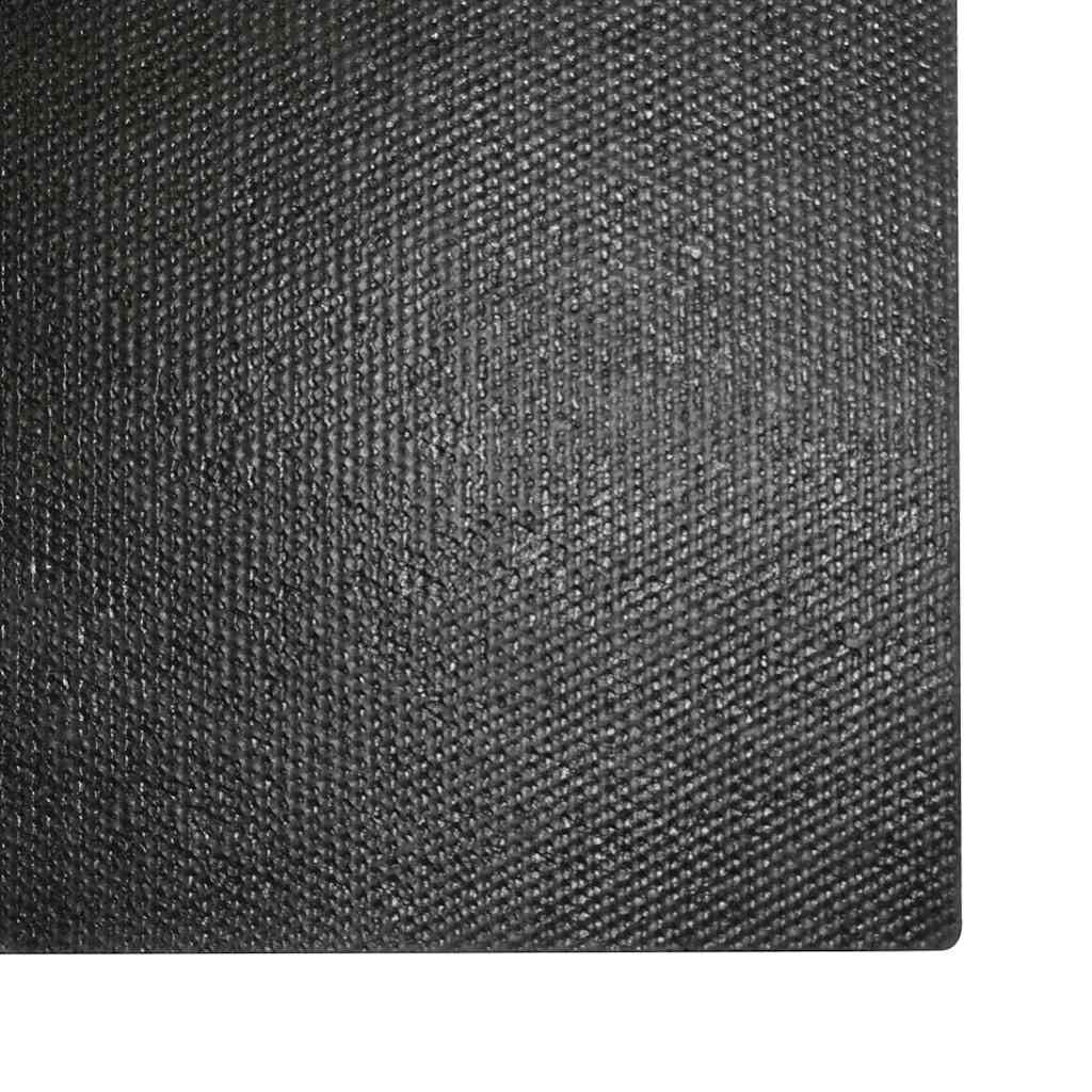 fekete rojtos kókuszrost lábtörlő 100 x 300 cm