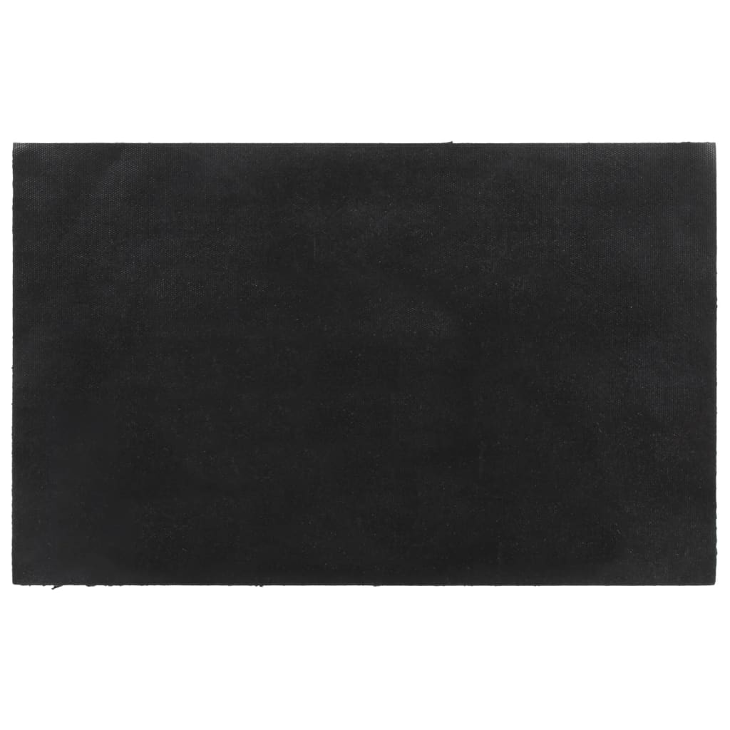 sötétszürke tűzött kókuszrost lábtörlő 50 x 80 cm