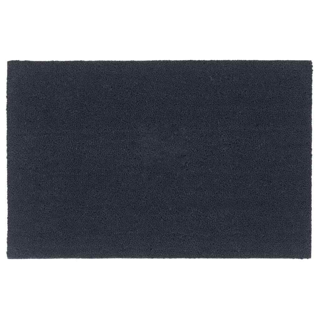 sötétszürke csomózott kókuszrost lábtörlő 65 x 100 cm