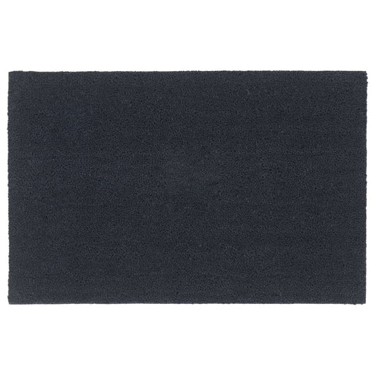 sötétszürke csomózott kókuszrost lábtörlő 65 x 100 cm