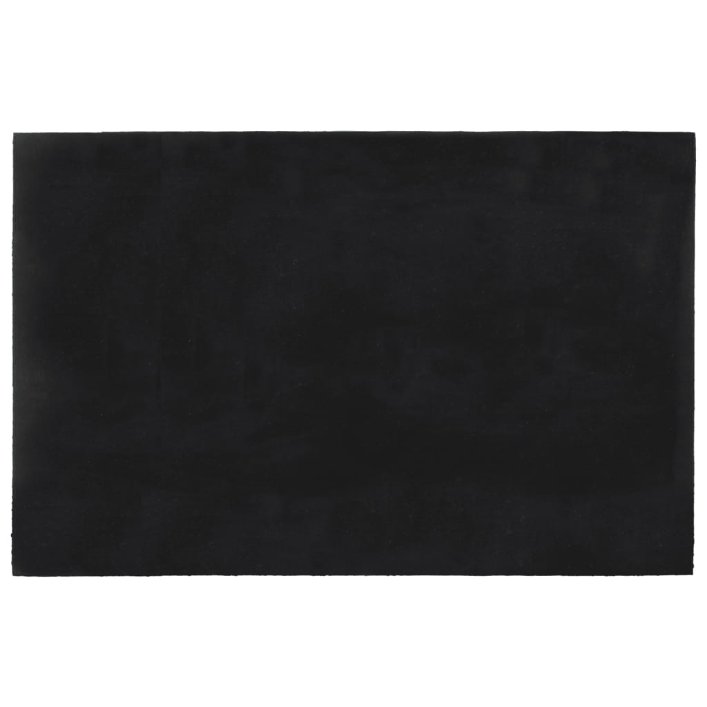 sötétszürke csomózott kókuszrost lábtörlő 65 x 100 cm