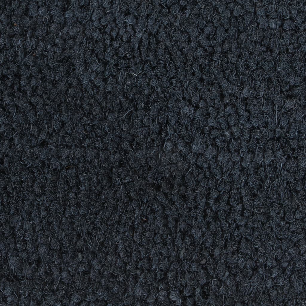 sötétszürke csomózott kókuszrost lábtörlő 80 x 100 cm