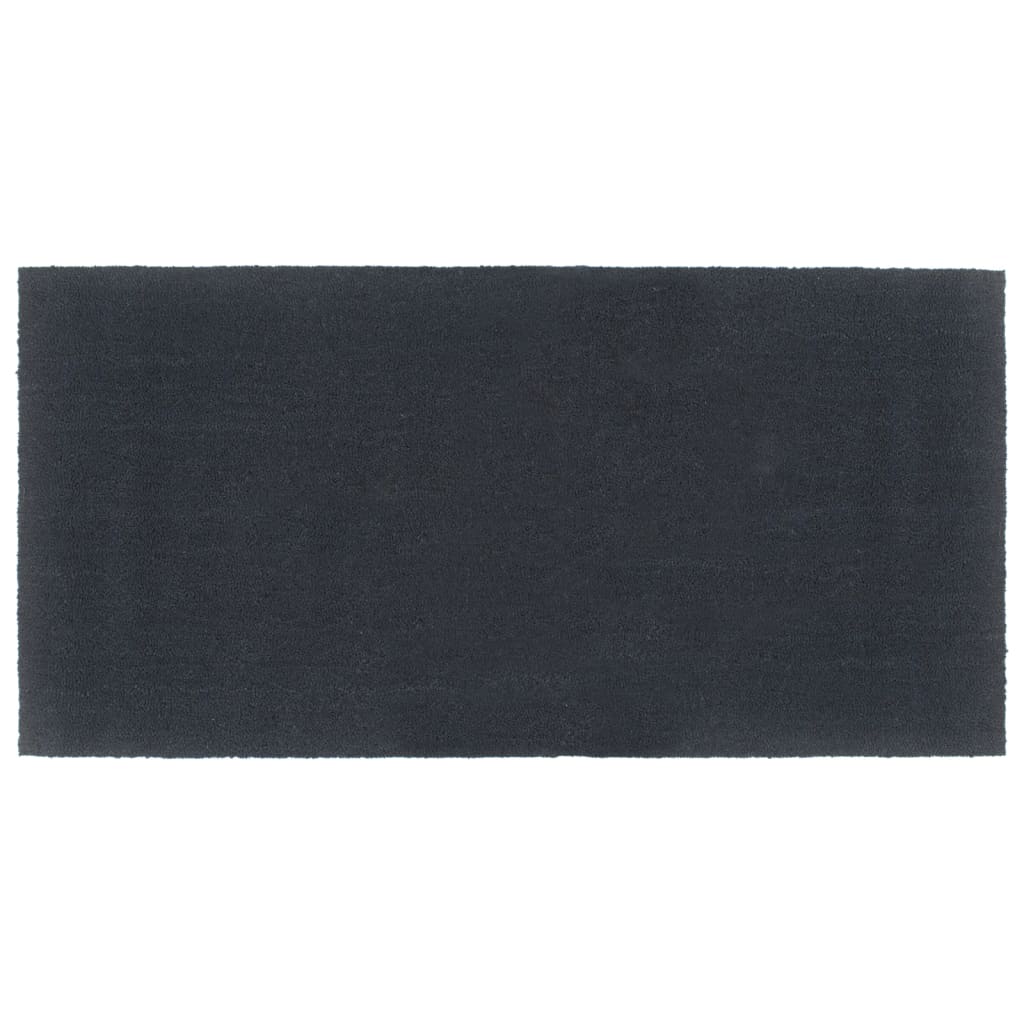 ajtószőnyeg Sötétszürke 100x200 cm Tufting kókuszrost