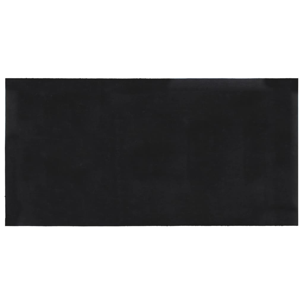ajtószőnyeg Sötétszürke 100x200 cm Tufting kókuszrost