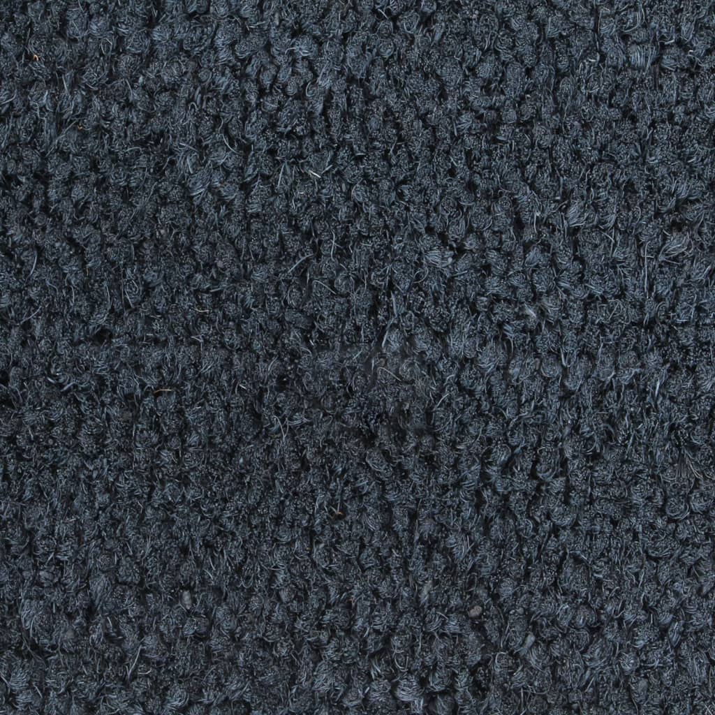 ajtószőnyeg Sötétszürke 100x200 cm Tufting kókuszrost