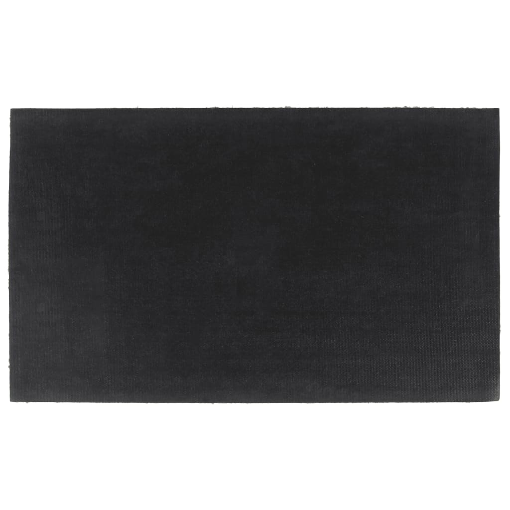 természetes színű rojtos kókuszrost lábtörlő 45 x 75 cm
