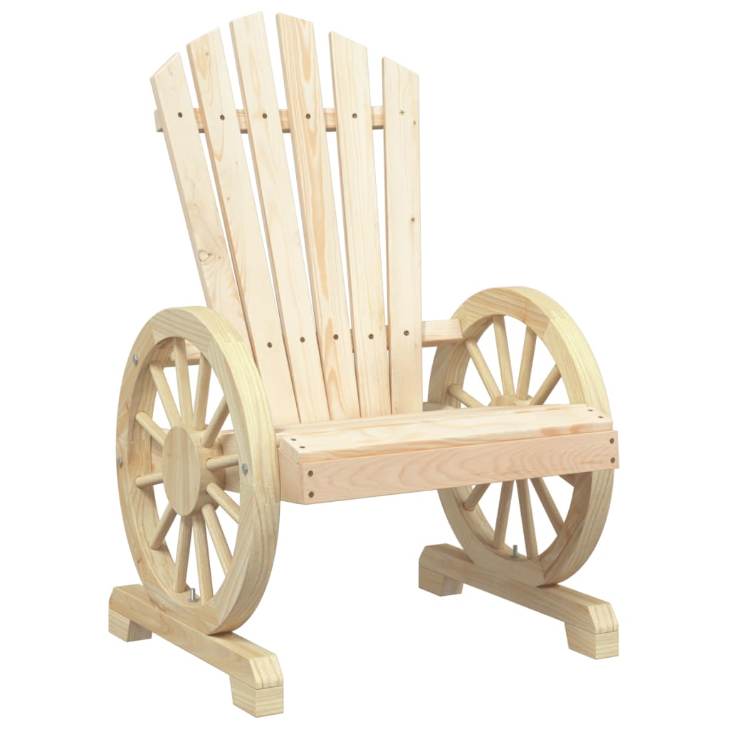 tömör fenyőfa kerti Adirondack szék