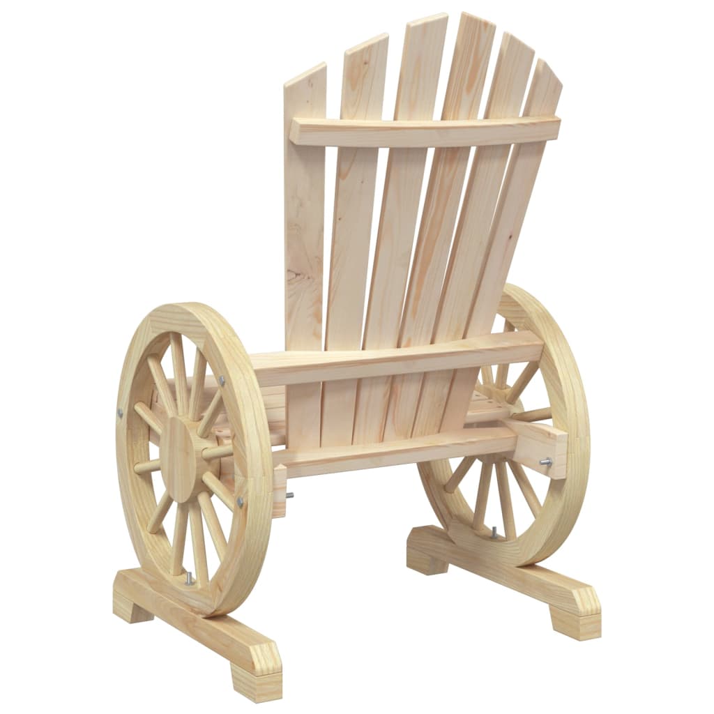 tömör fenyőfa kerti Adirondack szék