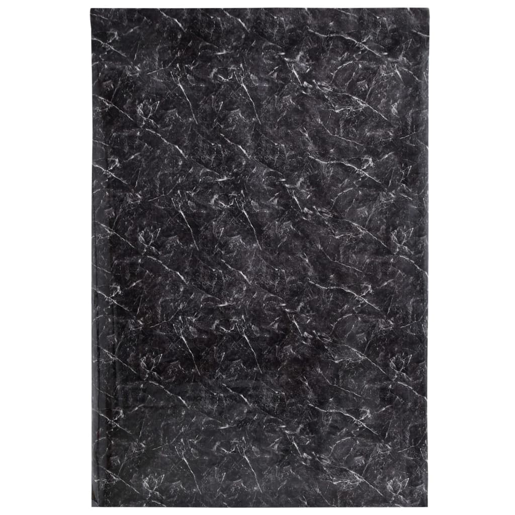 öntapadós márványfekete PVC bútormatrica 90 x 500 cm