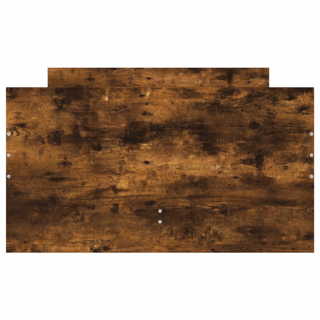 füstös tölgy színű műfa ágykeret fiókokkal 100 x 200 cm