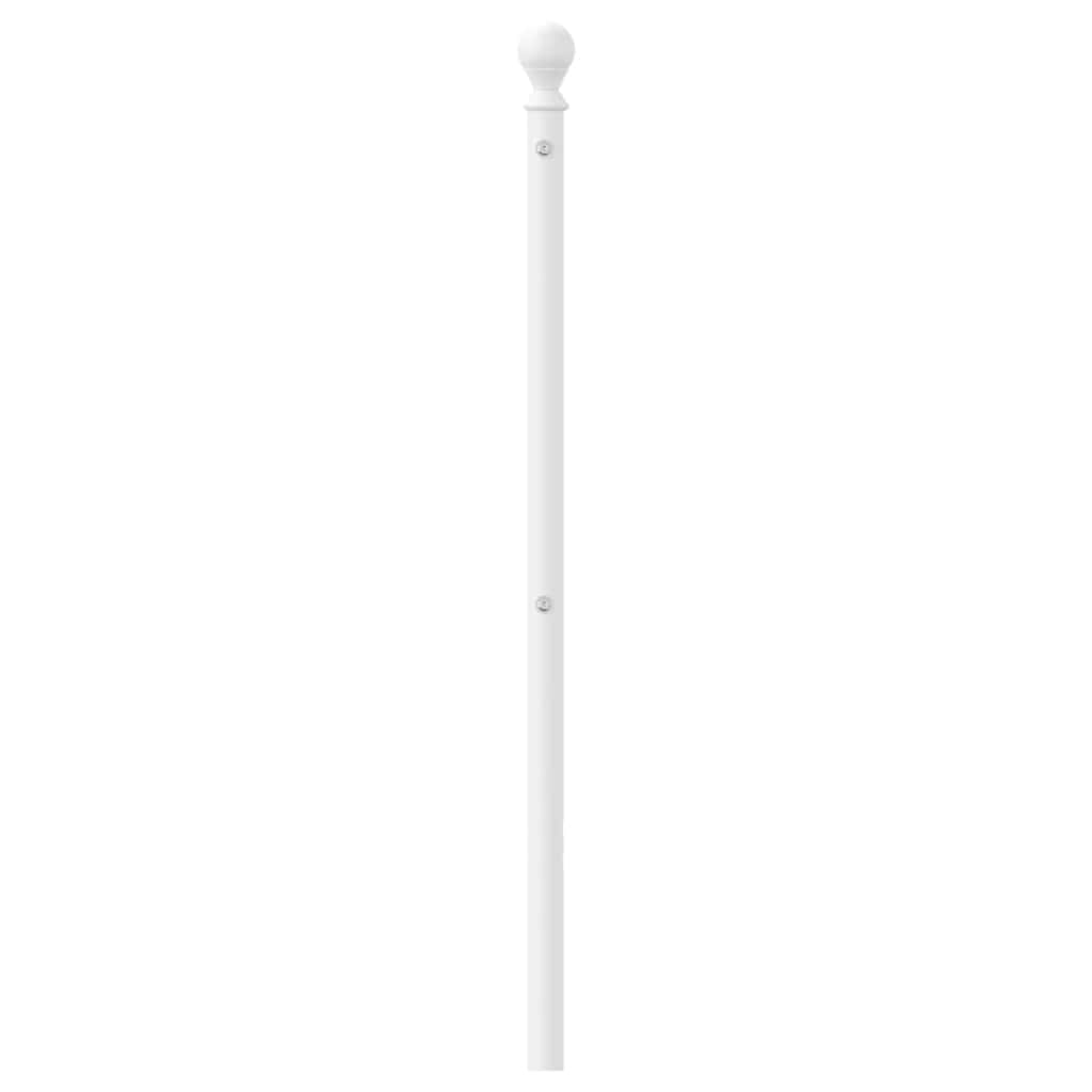 fehér fém csere fejtámla 75 cm