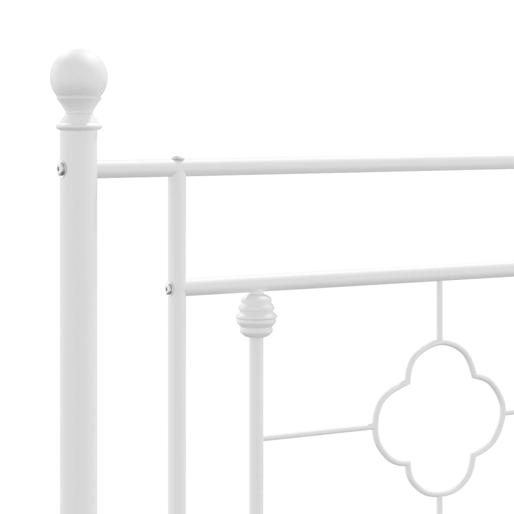 fehér fém csere fejtámla 75 cm
