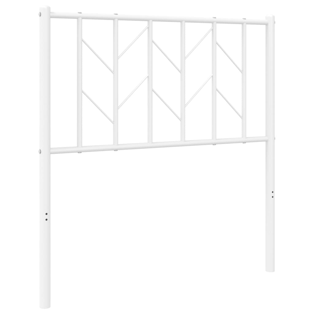 fehér fém csere fejtámla 80 cm