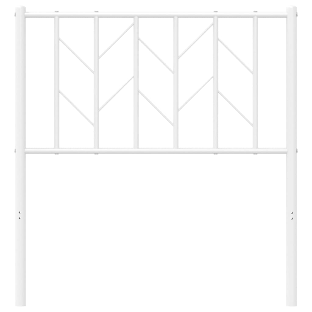 fehér fém csere fejtámla 80 cm
