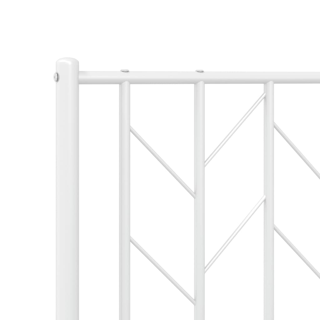 fehér fém csere fejtámla 80 cm