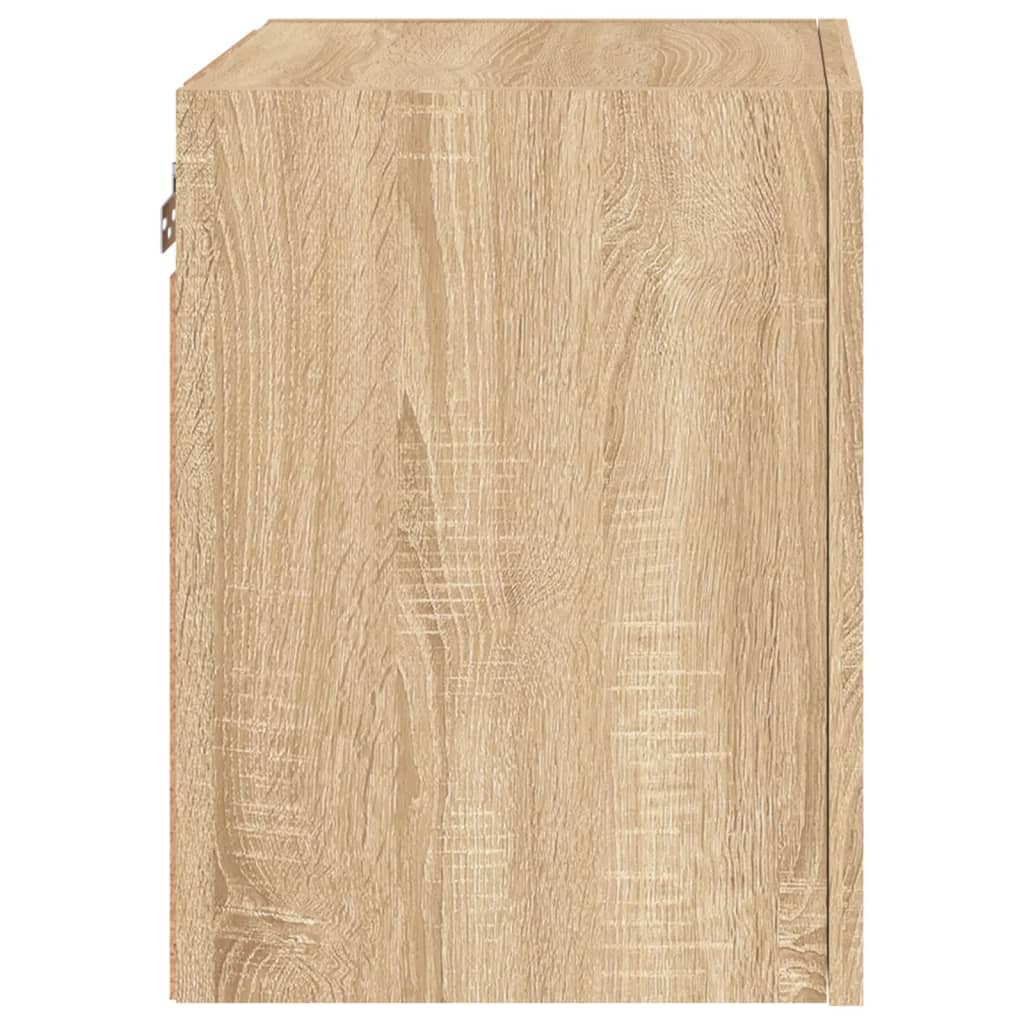 2 db sonoma tölgy szerelt fa fali TV-szekrény 40,5 x 30 x 40 cm