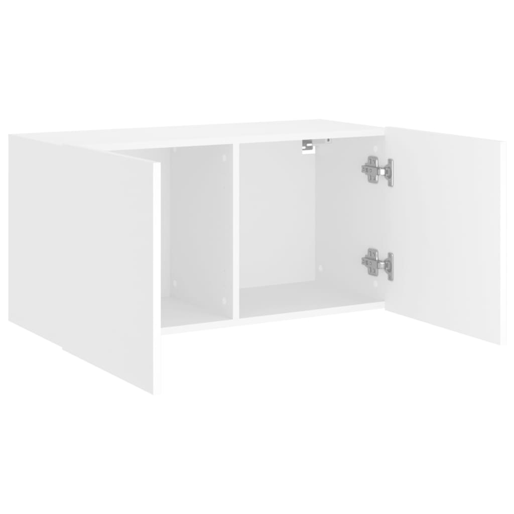 fehér falra szerelhető TV-szekrény 80 x 30 x 41 cm