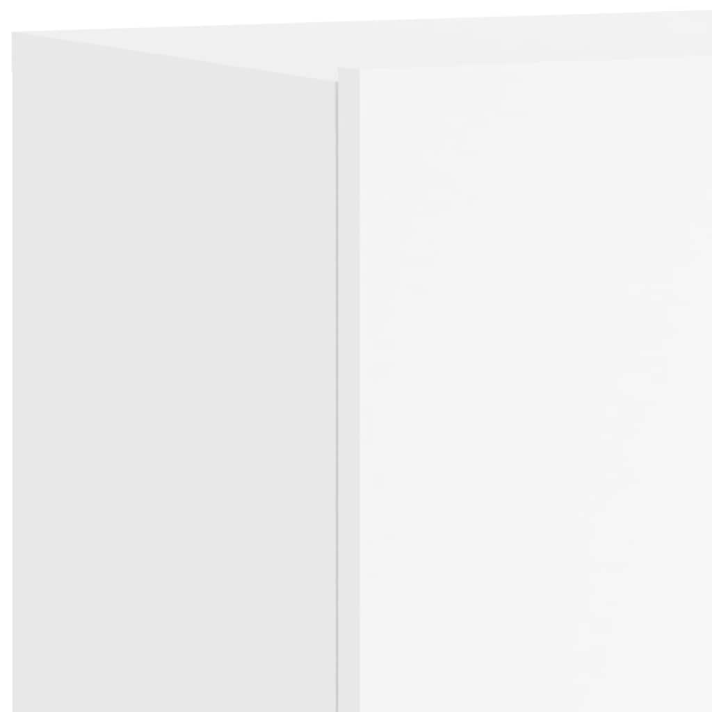 2 db fehér falra szerelhető TV-szekrény 80 x 30 x 41 cm