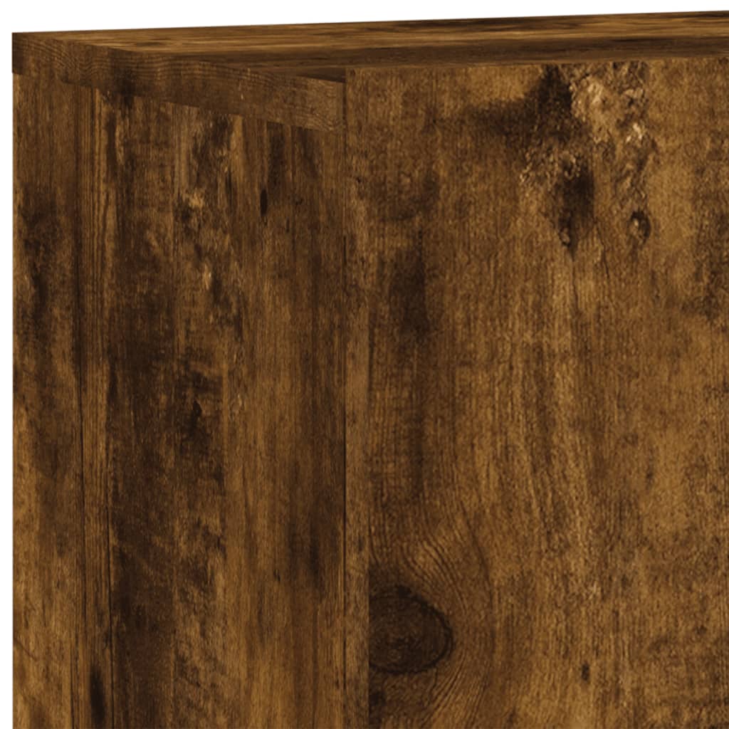 2 db füstös tölgy színű fali TV-szekrény 80 x 30 x 41 cm