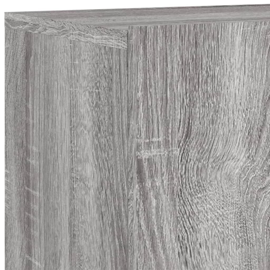 2 db szürke sonoma színű fali TV-szekrény 80 x 30 x 41 cm