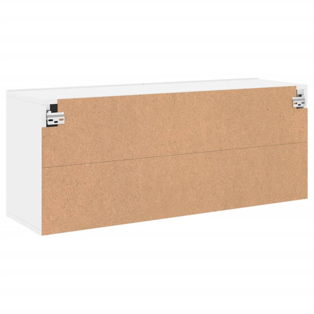 fehér falra szerelhető TV-szekrény 100 x 30 x 41 cm