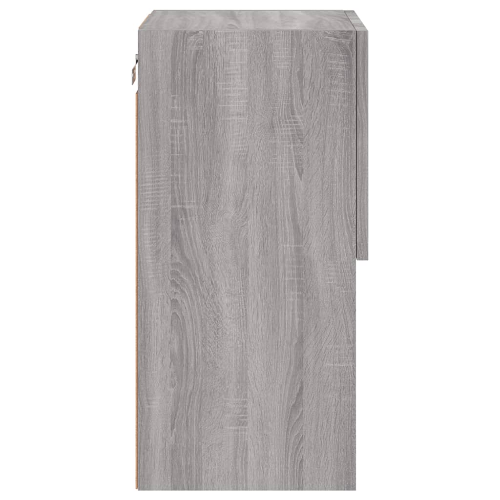 szürke sonoma TV-szekrény LED-lámpákkal 30,5 x 30 x 60 cm