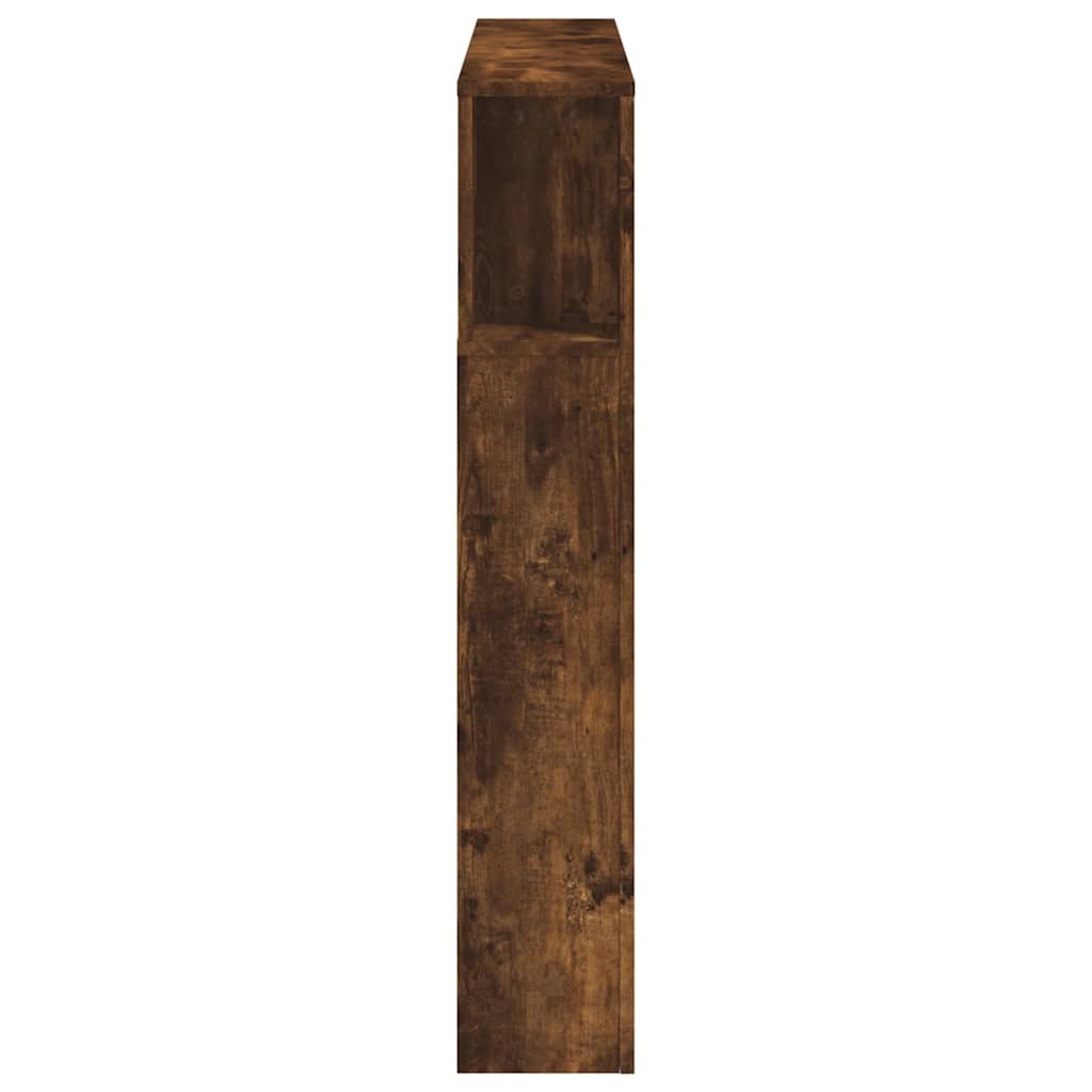 sonoma tölgy színű szerelt fa LED-es fejtámla 120x18,5x103,5 cm