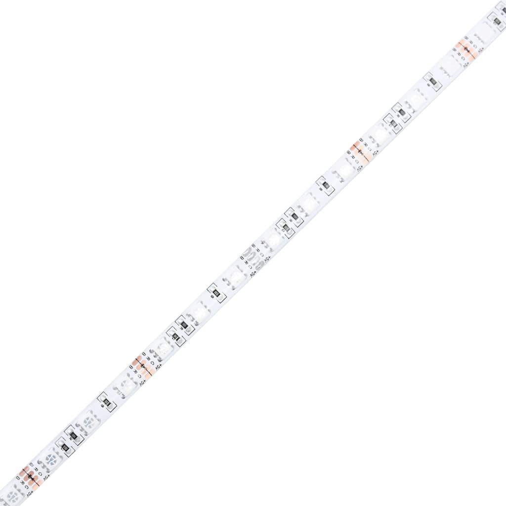 fekete szerelt fa LED-es fejtámla 220x18,5x103,5 cm