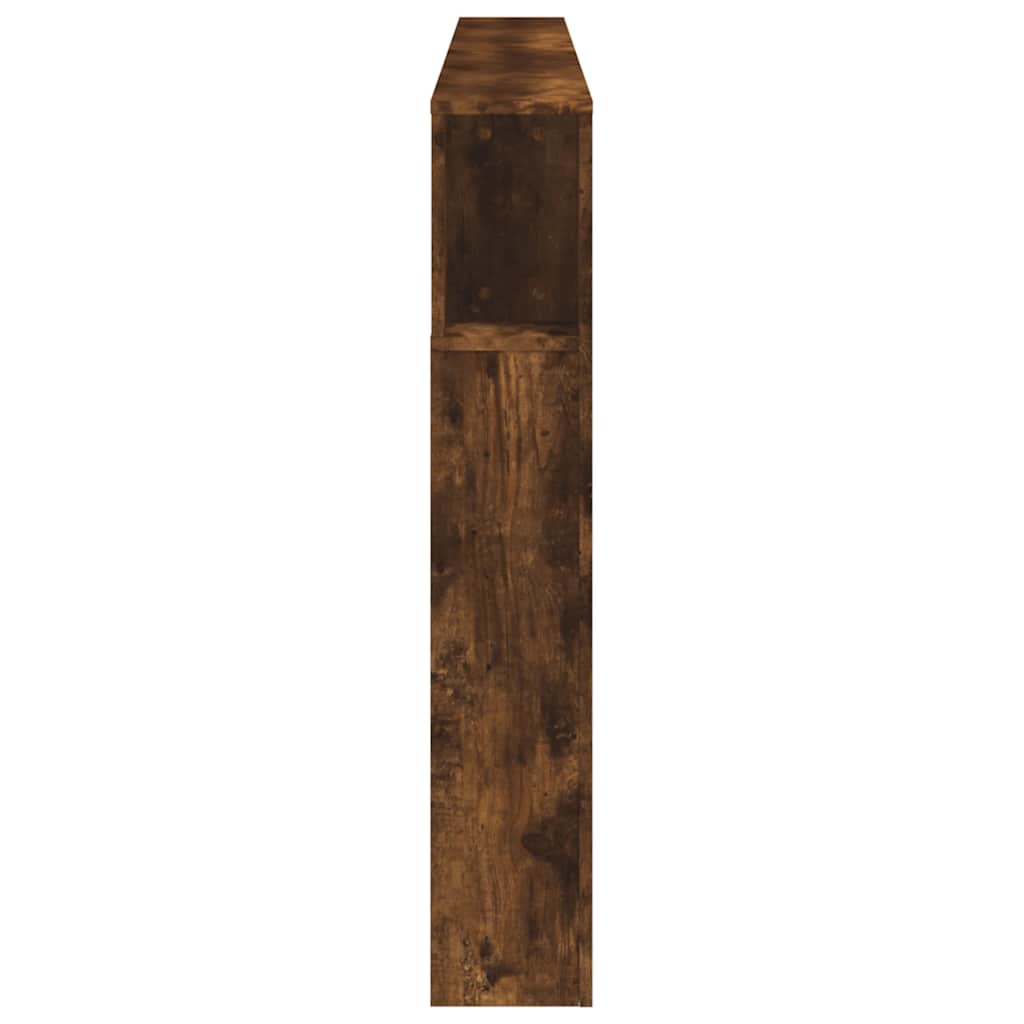 sonoma tölgy színű szerelt fa LED-es fejtámla 220x18,5x103,5 cm