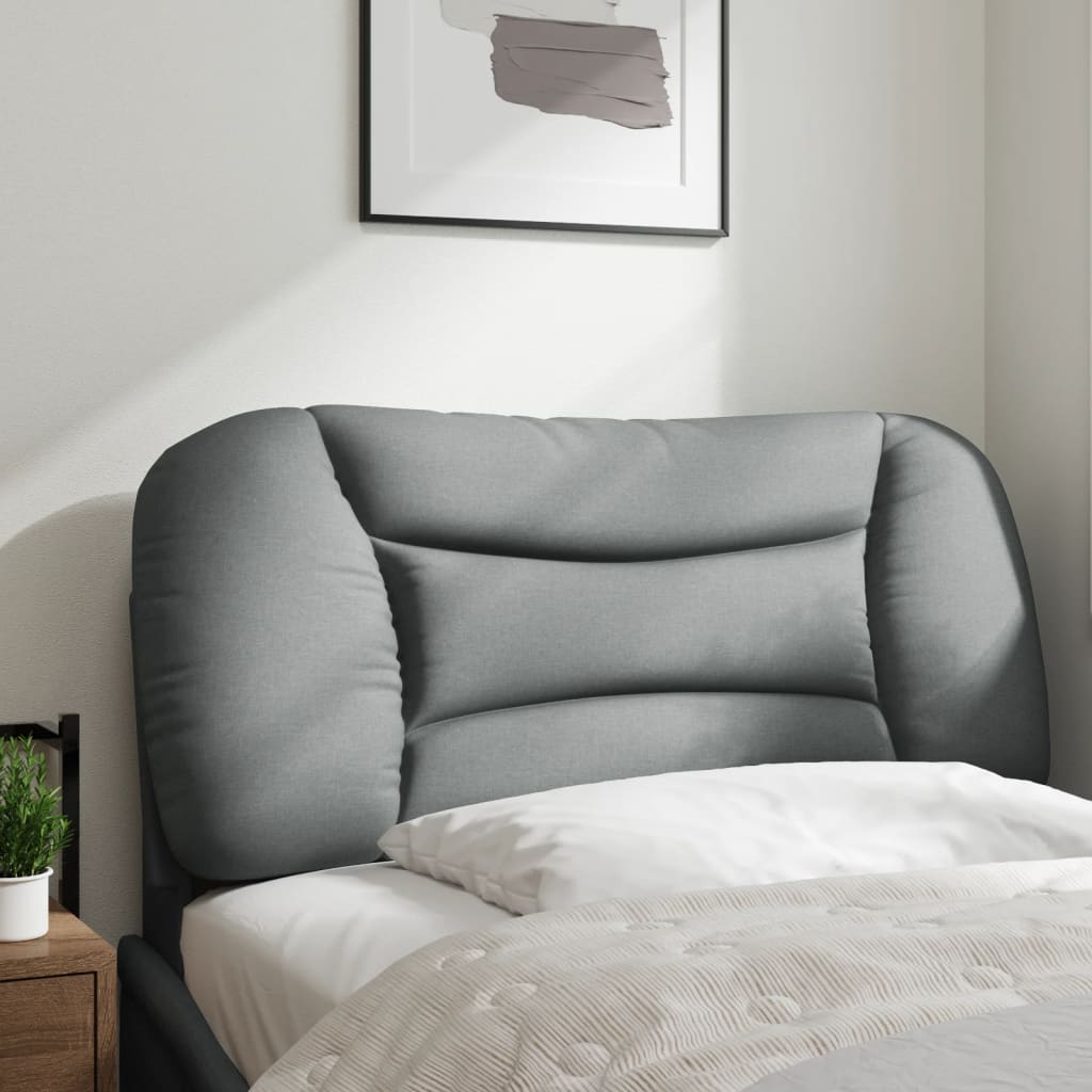 világosszürke szövet fejtámla párna Hvar 80 cm