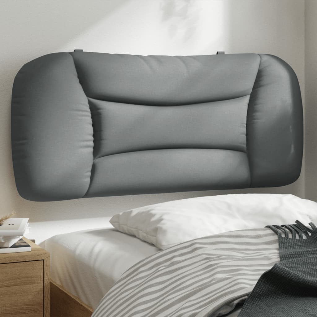 világosszürke szövet fejtámla párna Hvar 80 cm